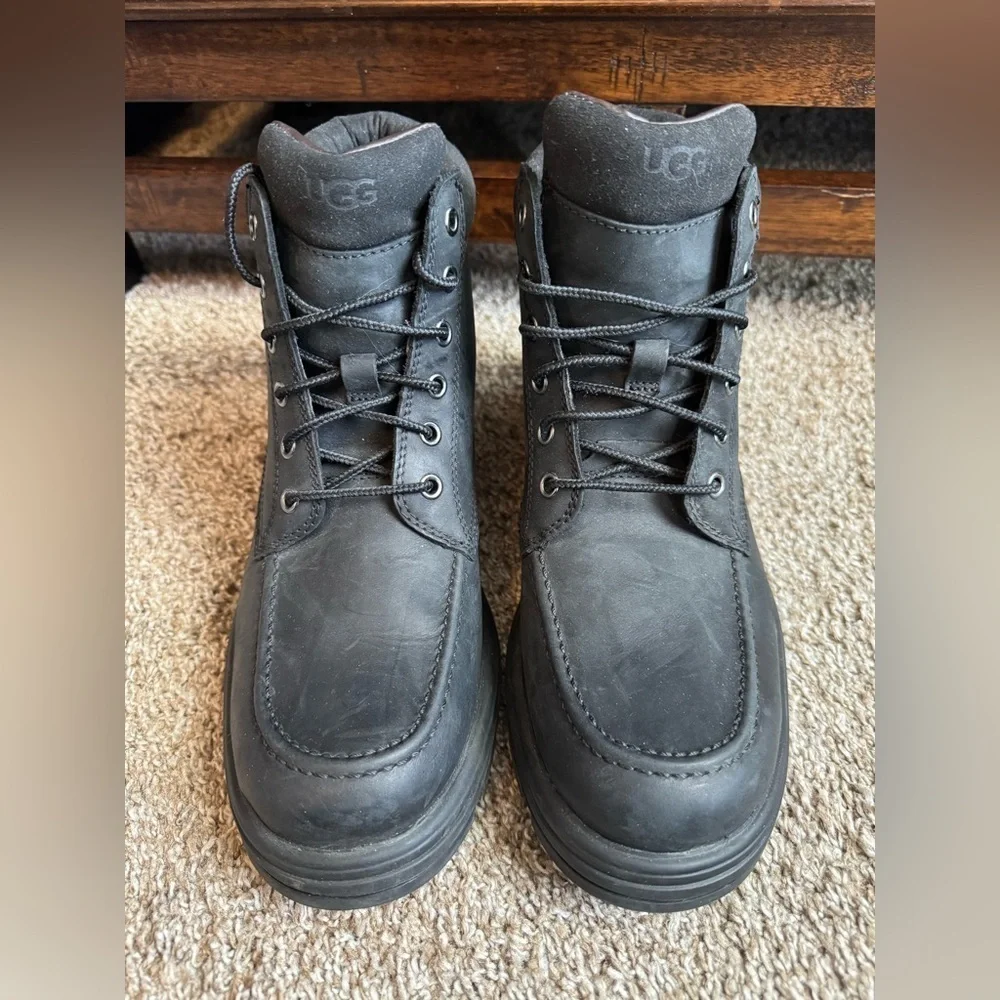 Men's UGG Biltmore Mid Boot in Black Leather